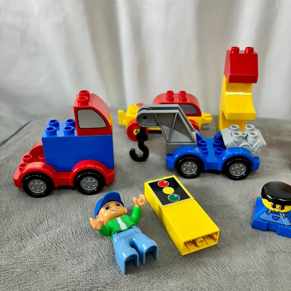 Mixed Lot of Duplo Blocks Bricks Figures Vehicles Multicolor Replacement Parts